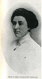 Photo of American missionary Wilhelmina 
