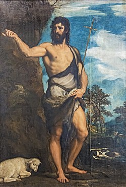 
John the Baptist in the wilderness 