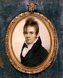 Miniature portrait of Royal Ralph Hinman by Anson Dickinson