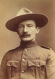 Robert Baden-Powell, founder of the scout movement.