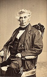 Portrait of American painter Robert Walter Weir (1803-1889).