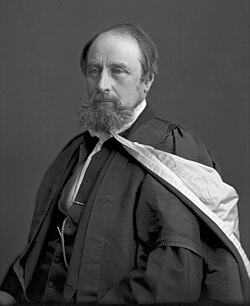 John William Dawson (1820-1899), Canadian geologist and principal of McGill University from 1855 to 1893, in April 1874.