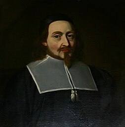 Portrait of the first governor of the Massachusetts Bay Colony, John Endecott.