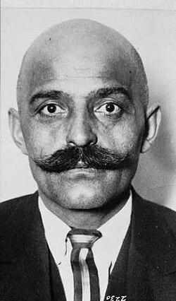 Georges Gurdjieff, head-and-shoulders portrait, facing front
