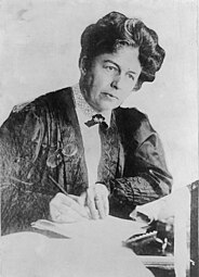 Harriot Stanton Blatch, half-length portrait