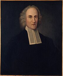 Henry Augustus Loop, American, 1831–1895
after Joseph Badger, American, 1708 - 1765
Jonathan Edwards (1703-1758), President (1758), 1860
Oil on canvas
76.2 x 63.5 cm. (30 x 25 in.)
97.8 x 85.1 cm. (ca. 38 1/2 x 33 1/2 in.) (frame)
Princeton University, gift of great-grandsons of Jonathan Edwards

PP12