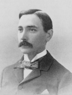 Portrait of Frank Knight Sanders (1861–1933) from Universities and Their Sons, Volume II, 1899, page 565