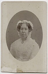 Mary Victoria Cowden Clarke (nee Novello), ca. 1870s