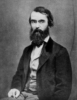 Portrait of Henry Clapp Jr. (1814–1875) from Old Friends: Being Literary Recollections of Other Days, 1914, pages 56–57