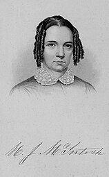 American writer Maria J McIntosh