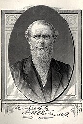 Portrait of Alvin Wood Chase, from Dr. Chase’s Third, Last and Complete Receipt Book and Household Physician, or, Practical Knowledge For the People). Cleveland, Ohio: R. C. Barnum Co., 1919, Frontispiece