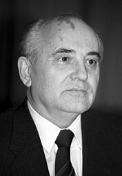 Soviet politician, General Secretary of the Communist Party of the Soviet Union President of the Soviet Union Mikhail Gorbachev, Moscow, October 1991