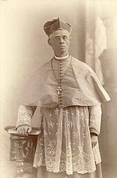 Bishop Joseph Projectus Machebeuf, cropped to remove photographer's mark at bottom