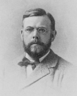 Portrait of Arthur Hubbell Palmer (1859–1918) from Universities and Their Sons, Volume II, 1899, page 468
