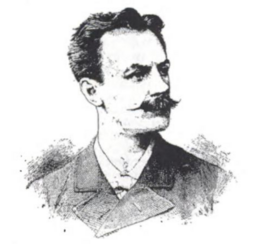 Portrait de Hippolyte Buffenoir tiré du Dictionnaire biographique international des écrivains de Henry Carnoy en 1909