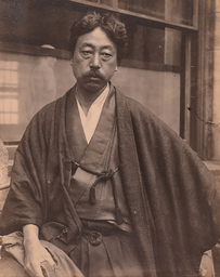 Portrait of Okakura Kakuzo (1863-1913), (also known as 岡倉 天心 Okakura Tenshin).