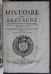 Histoire de Bretagne, de Dom Lobineau