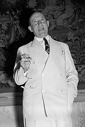 Photo of Dr. Morris Fishbein, longtime editor of the Journal of the American Medical Association; cropped by uploader.
