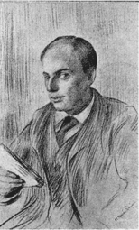Portrait de Marcel Schwob publié par l'Illustration en 1905